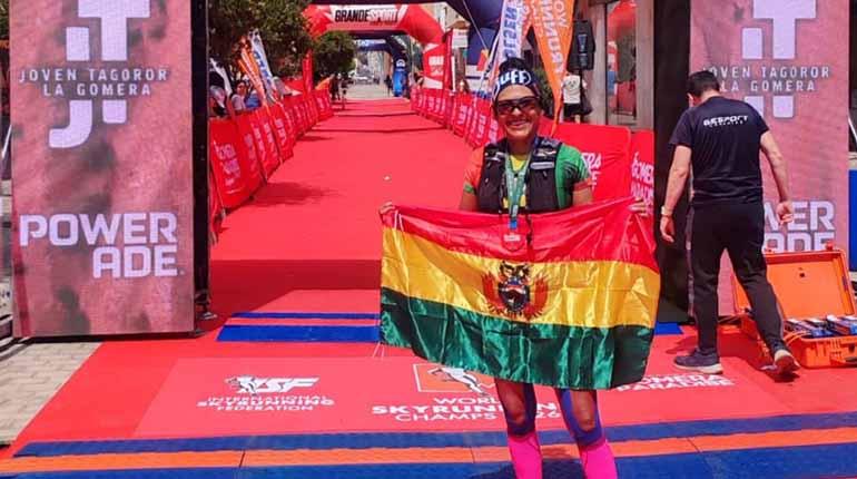 Boliviana Jenny Yana es la tercera mejor de Sudamérica en el Mundial de Skyrunning