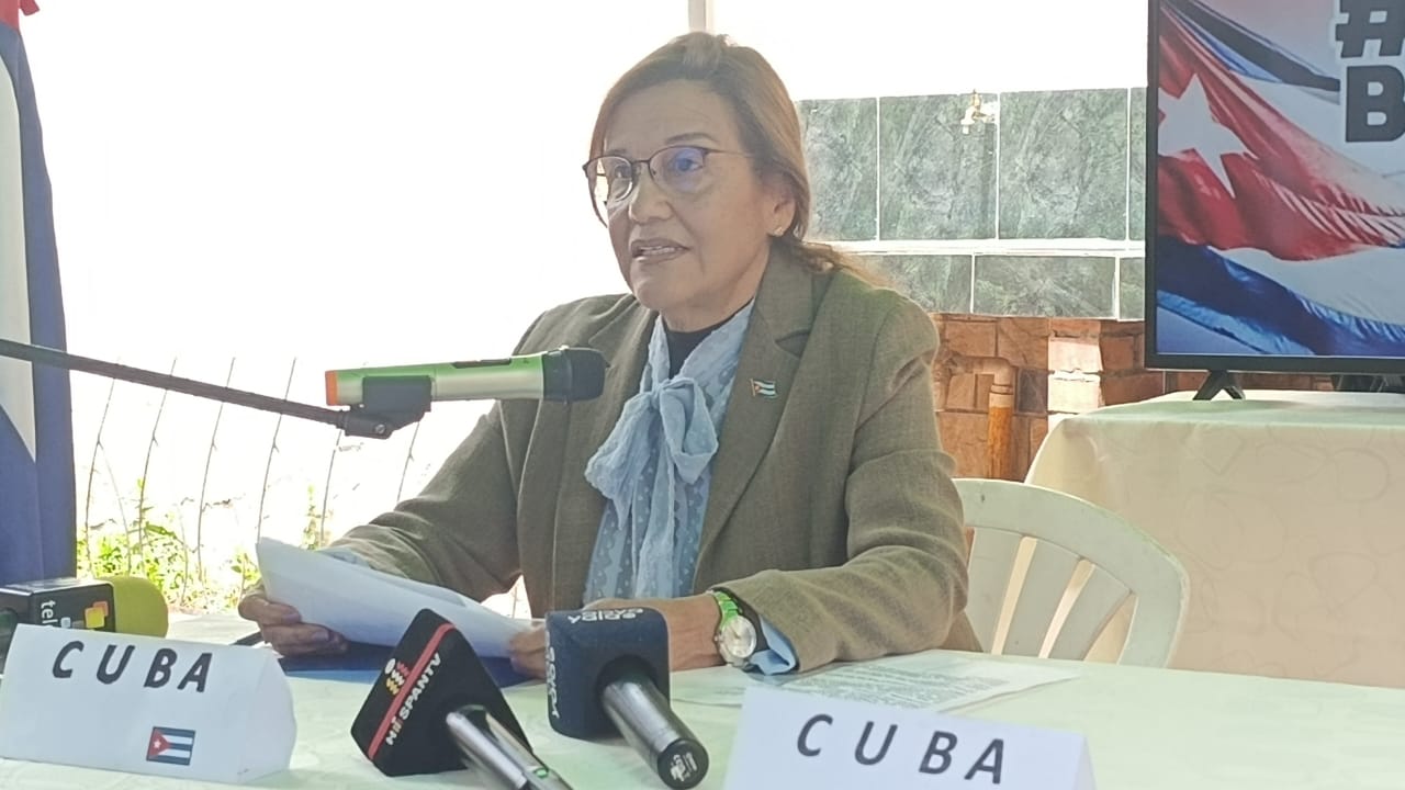 Embajadora Elba Rosa Pérez denuncia presiones de EE.UU. para votar contra resolución del bloqueo